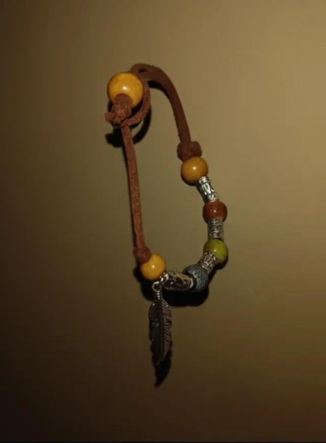 Pulsera Boho Artesanal Pluma