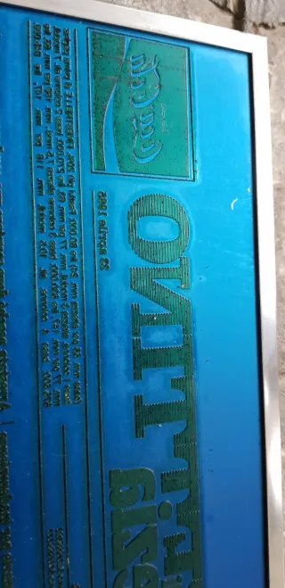 Lastre tipografiche originali in alluminio