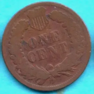 LOTE 5 MONEDAS ONE CENT.CABEZA DE INDIA.