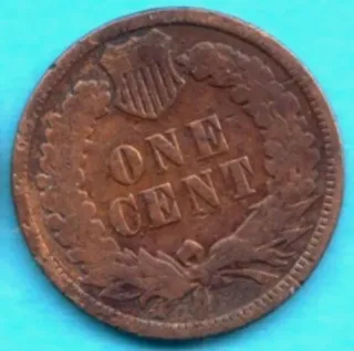 LOTE 5 MONEDAS ONE CENT.CABEZA DE INDIA.