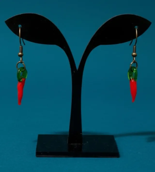 Pendientes Guindilla Rojo y Verde