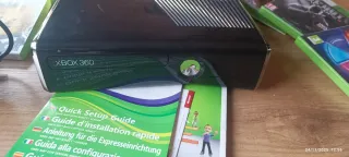 Xbox 360 Slim 500GB + 10 juegos + 2 mandos+volante