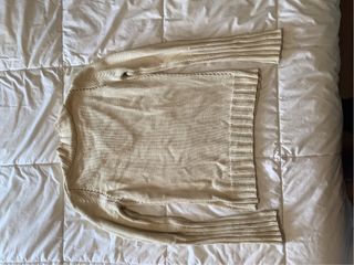 Jersey de algodón crema