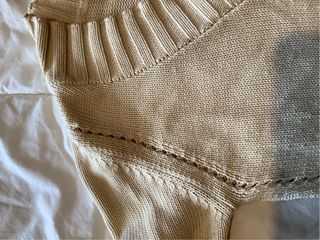 Jersey de algodón crema