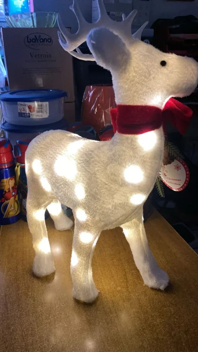 Renna Natalizia Decorativa Luminosa