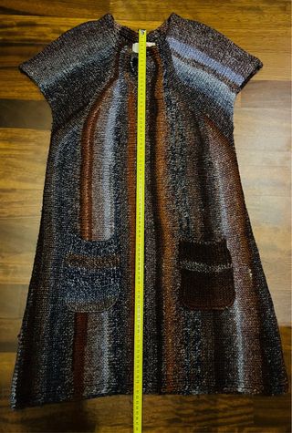 Gilet Donna Lana Misto Arancio Viola