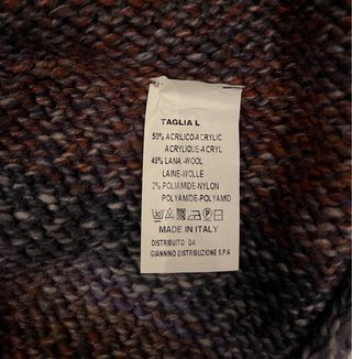 Gilet Donna Lana Misto Arancio Viola