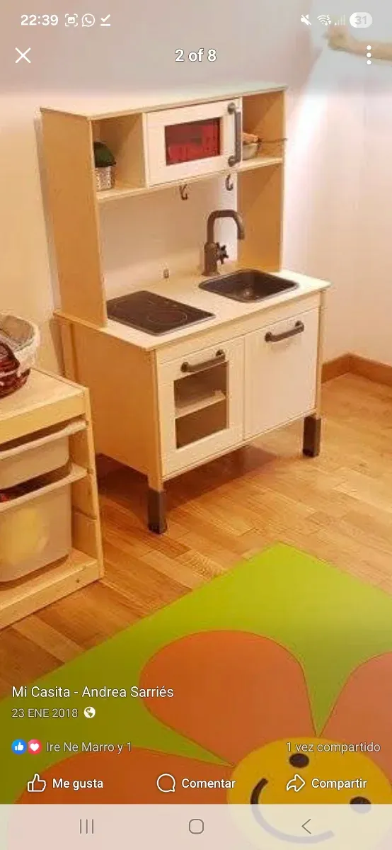 Cocina Infantil Ikea Casi Nueva