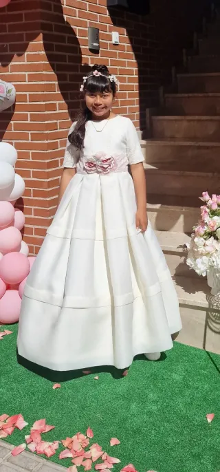 Vestido Comunión Can Can Tocado Zapatos