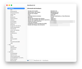 MacBook Air M1 (2020) – 16 GB RAM / 256 GB SSD