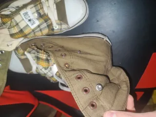 Converse All Star Alte Verde Pieghevoli vintage 46