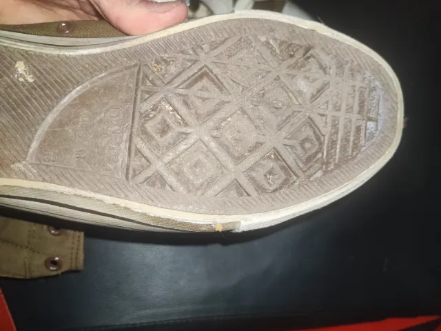 Converse All Star Alte Verde Pieghevoli vintage 46