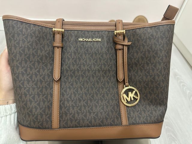 Bolso Michael Kors Marrón y Dorado