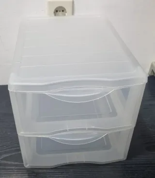 Cajonera de plástico 2 cajones