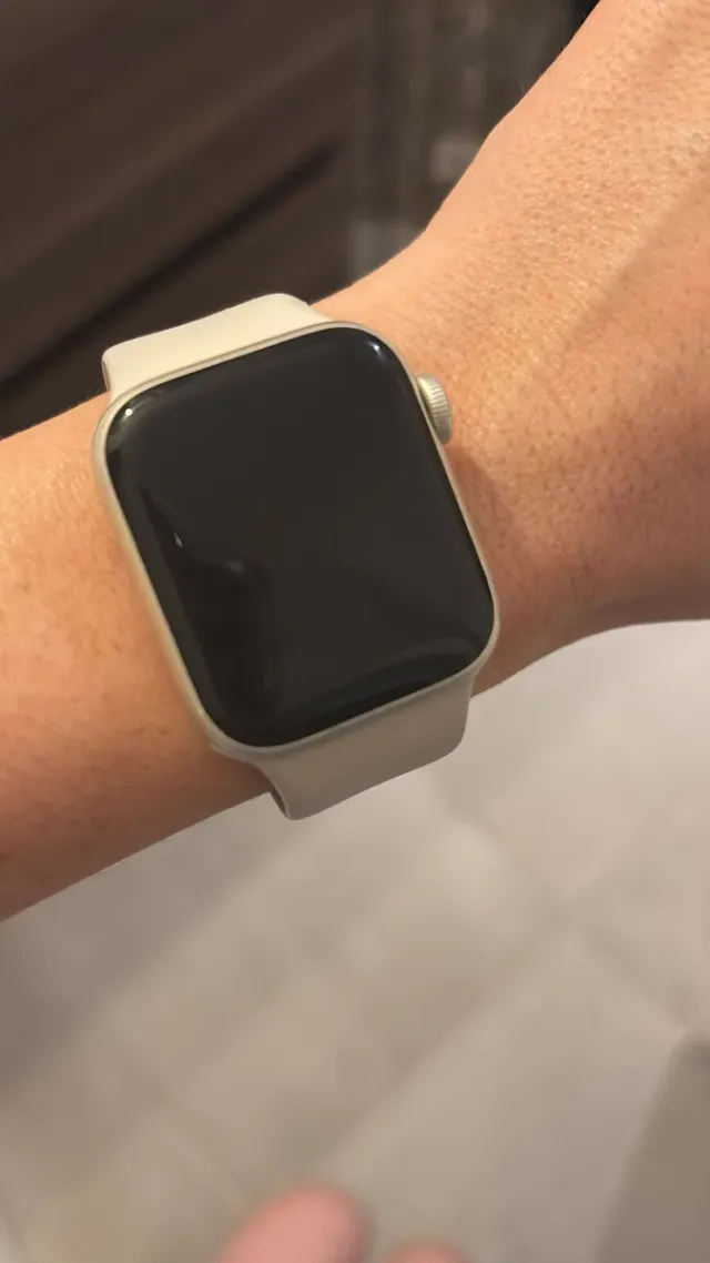 Apple Watch SE Argento/beige