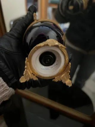 Uovo porcellana stile Fabergé