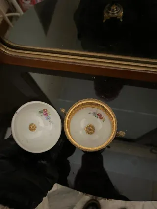 Uovo porcellana stile Fabergé