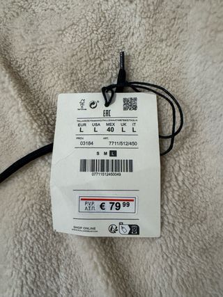 Parka Pull&Bear Beige Talla L