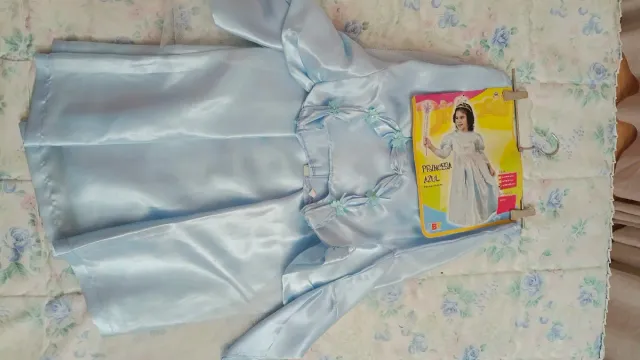 Vestido Princesa Azul Talla 10-12