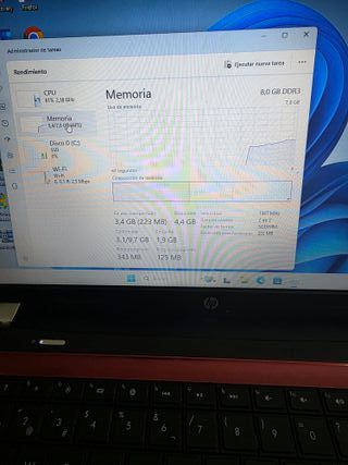 Ordenador portátil HP INTEL ICORE 3, 8RAM, WIN11