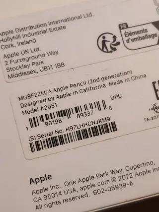 Apple Pencil 2ª Generazione