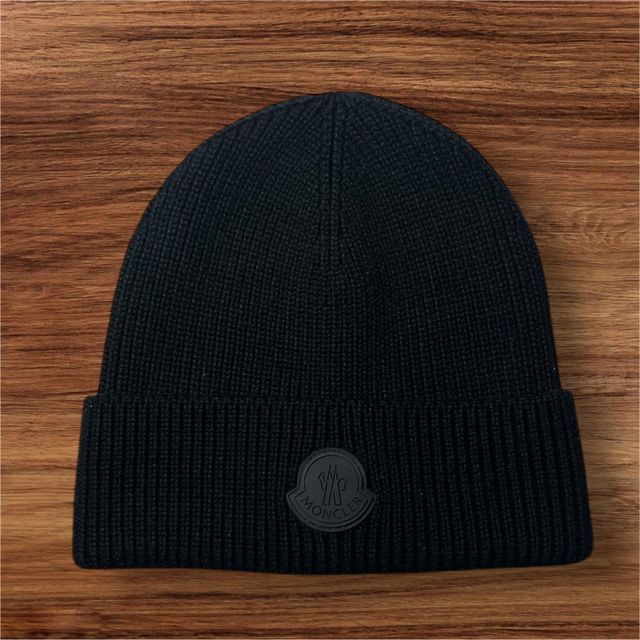 Gorro Moncler Lana Negro Talla Única