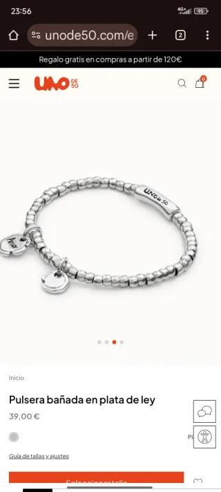 Pulsera Uno de 50.Mujer.