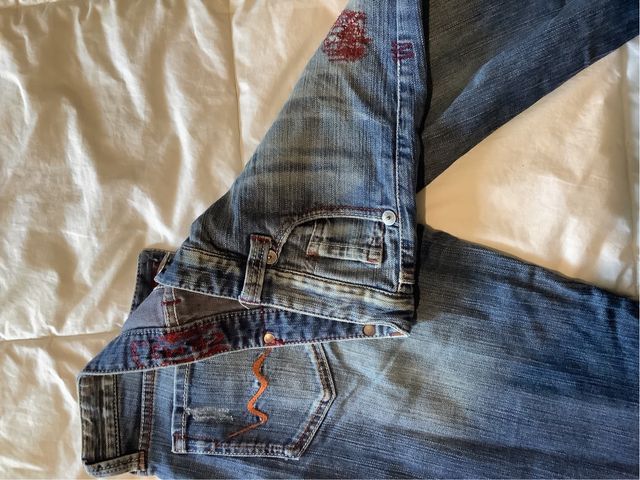 Pantalón vaquero Caramelo azul