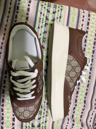 Zapatillas Gucci Marrones y Beige