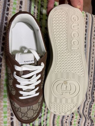 Zapatillas Gucci Marrones y Beige