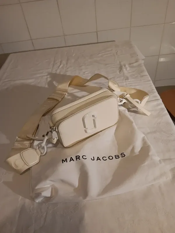 Borsa Marc Jacobs Snapshot Total White