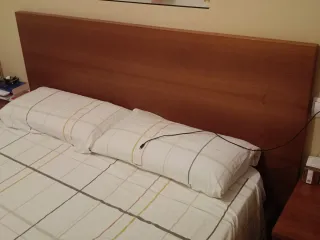 Muebles habitación matrimonio madera