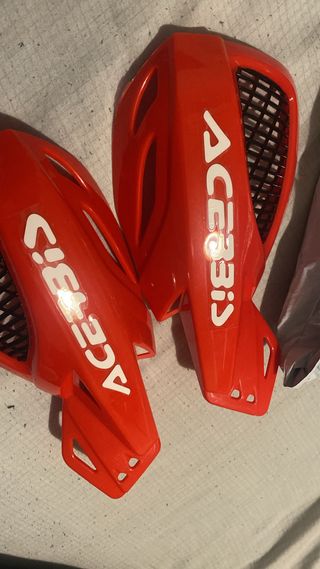 Cubremanos Moto Quad Acerbis Rojo