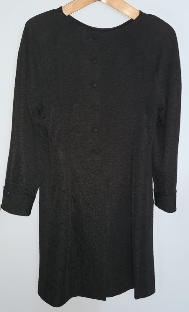 Abito nero lungo 86 cm