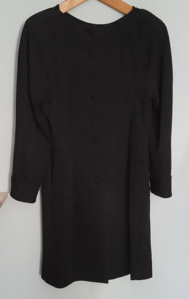 Abito nero lungo 86 cm