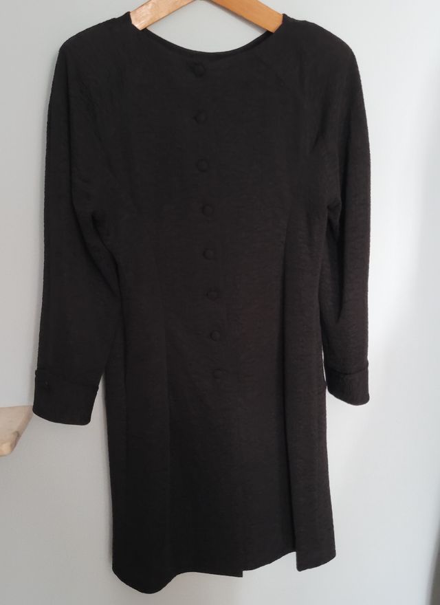 Abito nero lungo 86 cm