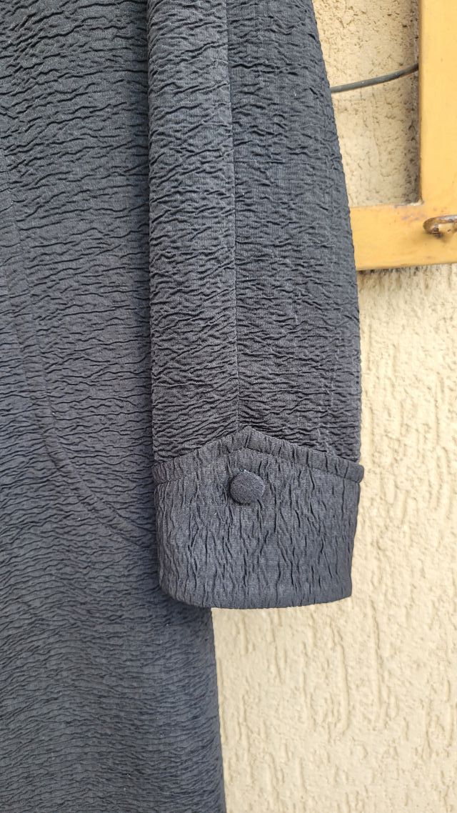 Abito nero lungo 86 cm