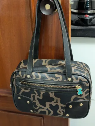 Bolso Tous Negro y Marrón Original