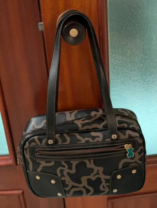Bolso Tous Negro y Marrón Original