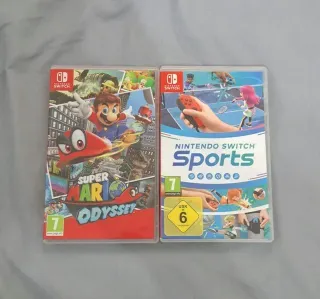 Super Mario Odyssey y Nintendo Switch Sports