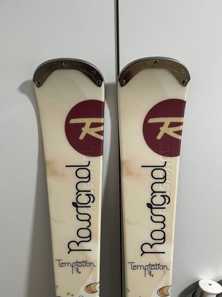 Esquís Rossignol Temptation y bastones