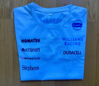 Camiseta Williams Racing F1 Talla M y L