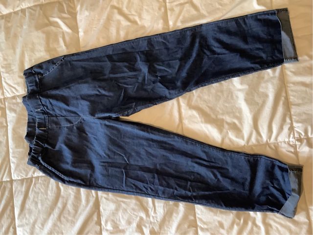 Vaqueros pirata largos elásticos