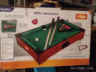 Mesa de billar infantil Juguettos