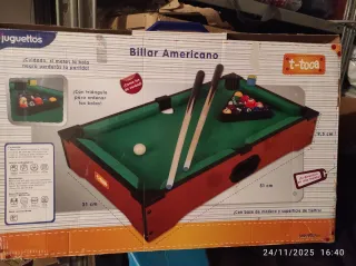 Mesa de billar infantil Juguettos