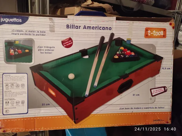 Mesa de billar infantil Juguettos