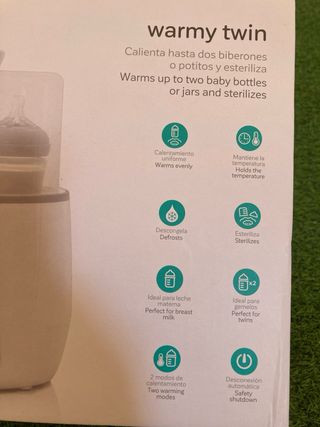 Calienta biberones doble Miniland Warmer Twin