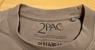 Camiseta de manga corta con dibujo de 2pac.T.M