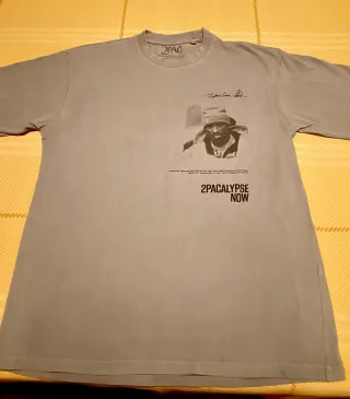 Camiseta de manga corta con dibujo de 2pac.T.M