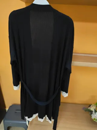 Vestaglia donna pizzo MS